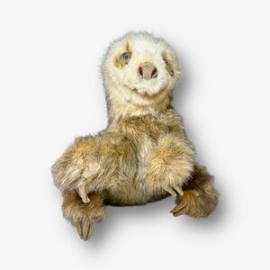 Furry Folkmanis Baby Sloth Hand Puppet‎ Stuffed Animal Realistic Plush 12"